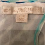 Boston Proper  Watercolor Chiffon Slip Dress Photo 11