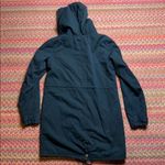 ELEMENT BLACK ZIP UP LONG FIT HOODED COAT Photo 5