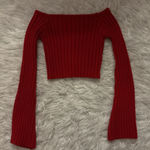 Edikted  Red Off-The-Shoulder Top Photo 0