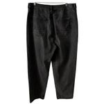 American Eagle AE Highest Waist Baggy Straight Jean 16 Long Women’s Black 3566 Photo 2