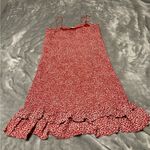 American Eagle Outfitters Red Ruffled Sundress Photo 0