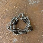 Free People Beautiful   beaded silver bracelet Photo 2