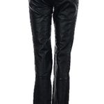 William Rast  black leather boot cut pants. EUC. Photo 2