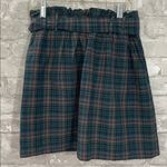 American Eagle Plaid Tie-Waist Skirt - Green and Red Photo 1