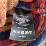 Anthropologie Sparrow Hooded Fair Isle Tan/Navy Zip-up Sweater Photo 3