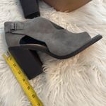 Vince Camuto  Gray Women's Heeled Ankle Boots size 10 excellent condition Photo 3