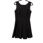 ASOS  Black Sleeveless Fit & Flare Mini Dress Womens 8 Skater Whimsigoth Fall Photo 1
