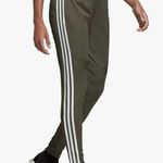 Adidas  Womens XS Tiro 19 Training Pants Joggers olive green white stripes Photo 2