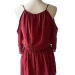 BCBGeneration  Red Cold Shoulder Dress Size Small NEW Photo 0