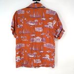 Katie Kime Toile New York Pajama Top Orange Women's Size XS Photo 1