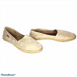 Kaanas  Textured Fabric Espadrille Flats Off White Photo 3