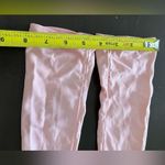 1950s Pink Nylon Knit Shirred Gloves, Size S Photo 9