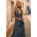 Spell & the Gypsy Bohemian Witchy Bohème Bias Maxi Slip Dress Size XXL Blue Photo 3