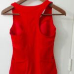 Athleta  Red Crewneck Workout Tank S Activewear Athleisure Casual Cherry Girl Photo 5