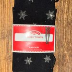 Holiday Time  Black Snowflake Tights Photo 0