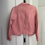 Madewell  The Raglan Oversized Jean Jacket in Dusty Rose Pink Photo 6