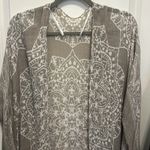 Lulus  Sun Daze Grey Print Cover-Up One Size Photo 5