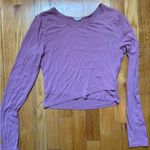 Garage  Pink Long Sleeve Top Photo 0