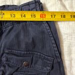 Free People  Tahiti Cargo Navy Military Cotton Drawstring Utility Pants Medium Photo 5