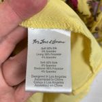 For Love & Lemons  Yellow Silk Floral Beaumont Mini Dress Sz.M Photo 13