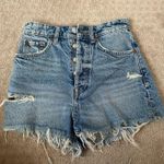 ZARA Jean High-Rise Shorts Photo 0