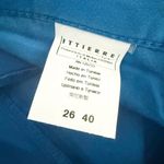 Fiorucci | NWT Cerulean Blue Trouser Pants Pocket Skinny Tapered | Size 26 (4) Photo 9