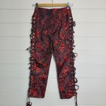 Poster Girl Poster Girl Dragon Fire Pedal Pusher Red Pants. Size: XXS Photo 5