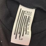 Free People  Black Flowy Tank Top Photo 2