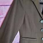 LAFAYETTE 148 NEW YORK WOOL BLEND BROWN DRESS SUIT BLAZER JACKET SHOULDER PADS 4 Photo 5