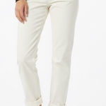 AGOLDE  Cream High Rise Straight Leg Crop Jeans Womens Size 32 Photo 0