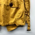 American Raglie Button Front 3/4 Sleeve Womens Jacket Size Small Casual Workwear Yellow Photo 8