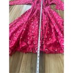 Vintage 80s d. Frank Pink Cotton Button Down Midi Dress M Size undefined Photo 6