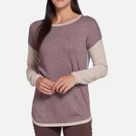 Smartwool  Shadow‎ Pine Colorblock Sweater Women's Medium Athleisure Casual Comfy Photo 0