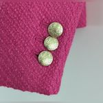 J.Crew  Hot Pink Schoolboy Tweed Blazer Gold Crest Buttons Size 8 NEW $218 Photo 6