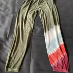 P.J. Salvage New with Tags Women’s Olive Tye Dye Pajama Lounging Bottoms Sz S Photo 3