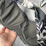 Athleta Aqualuxe Floral Wildflower Adjustable Bra-Sized Bikini Top 36B/C Gray Photo 9