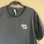 Athleta ✨  Equal Play Black Cotton T-Shirt Medium Photo 2