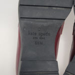 Kate Spade New York Karry Casual Loafers Round Toe Leather Wine Burgundy 6.5M Brown Size 6.5 Photo 13
