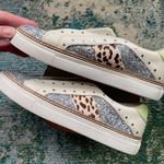 Crown Vintage Kalinda animal print silver glitter tennis shoes, size 8M Photo 6