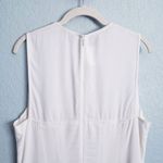 Lewit White Sleeveless Corset Detail Midi Dress Size 12 Photo 9