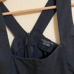 Theory Shellian Black Square Neck Dress Photo 6