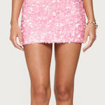 Edikted Edkited evelina pink sparkle mini skirt Photo 0
