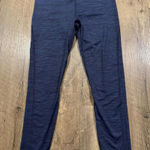 Outdoor Voices  Womens  Heathered  3/4 Crop Compression Leggings M Blue Photo 0