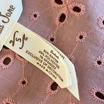 Matilda Jane  Heart to Heart Possibilities Pink Knit Shirt Lace Eyelet Size Small Photo 8