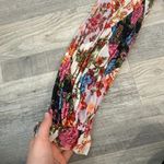 Anthropologie  Shara Pleated Patchwork Midi Dress Floral, Boho, Long Sleeve D4 Photo 4