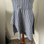 Speechless Denim Striped Halter Dress Junior's Size 9 (Small) Photo 2