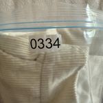 Sézane Sezane NWOT Marcel Corduroy Pants Women 36 (US 4) Creamy White Pleated Ankle Photo 15