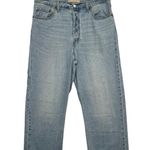 Levi's  Jeans Womens W31 Blue Ribcage Straight Ankle High Rise Button Fly Boho Photo 0