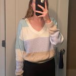 Hollister Striped V Neck Sweater Photo 7