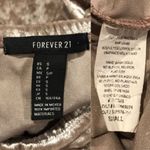 Forever 21 Brown Crushed Velvet Short Sleeve Bodycon Mini Dress Small Photo 3